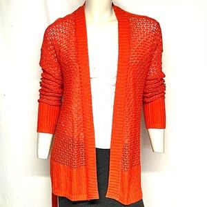 Calvin Klein orange cardigan